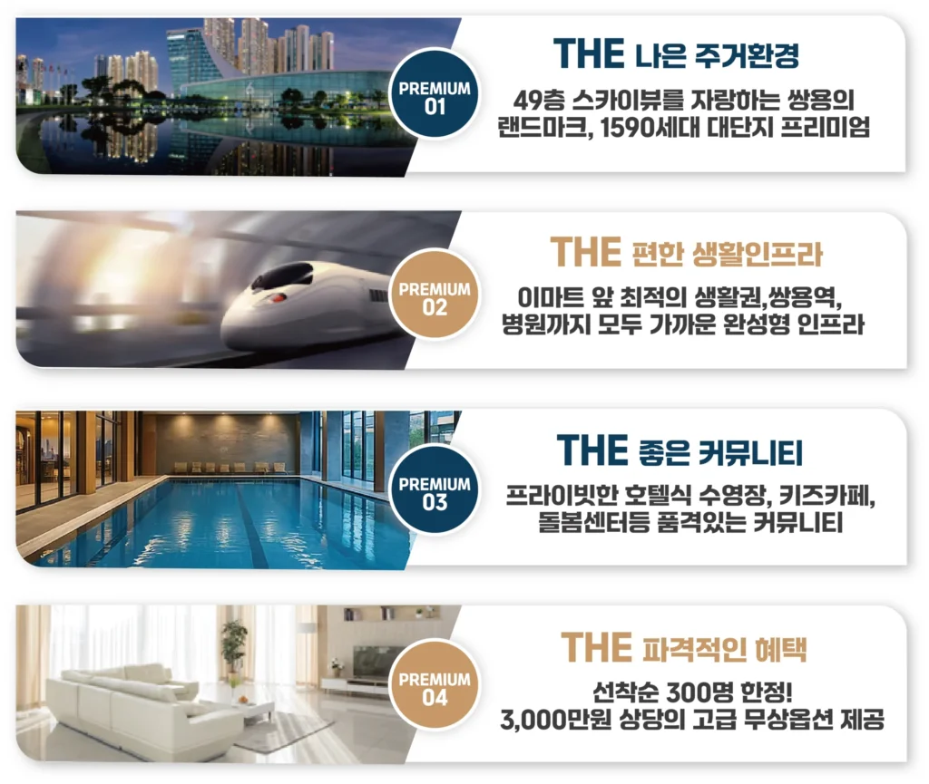 천안 쌍용 센트럴타워 PREMIUM
